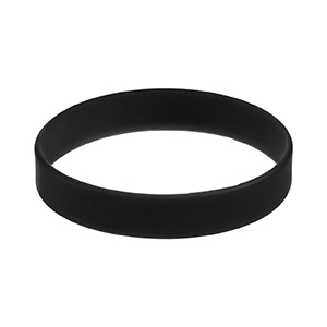 силиконовый браслет черный